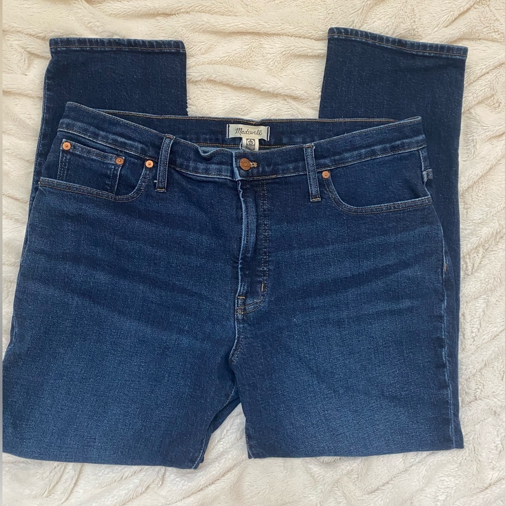 Madewell Mid-Rise Perfect Vintage Jean dark wash sz 32 - Picture 2 of 8